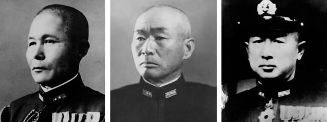 Arrayed against the U.S. Navy in the epochal showdown at Leyte were the Imperial Japanese Navy’s Northern Force commanded by Vice Admiral Jisaburo Ozawa (left), the Southern Force commanded by Vice Admiral Shoji Nishimura (right), and the main Center Force commanded by Vice Admiral Takeo Kurita.