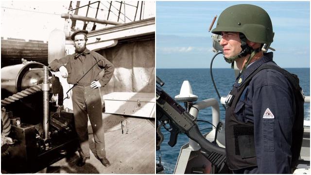Gunners Mate circa 1865 and 2009