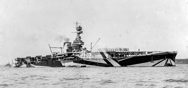 HMS Furious, photographed in 1918