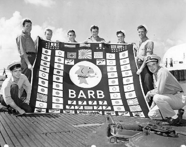 USS Barb flag