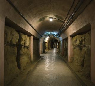 III MEF command posts and living quarters should be hardened to withstand anticipated fires. This might mean developing or taking advantage of existing underground facilities, including Japanese command facilities that remain from World War II, such as the one shown here.