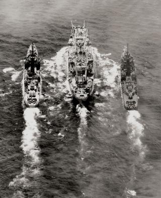 U.S. Navy Service Squadrons (ServRons) during World War II provided all the logistics functions covered by the current maritime sustainment vectors.