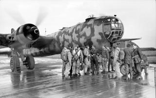 The He-177A-3 bomber that made the fatal strike on the Rohna.