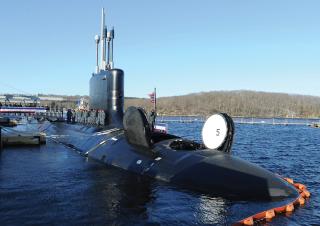The USS Colorado (SSN-788) pierside with its vertical launch system doors open. An assumption that all fast-attack submarines are armed with nuclear weapons could improve deterrence of an adversary such as North Korea.
