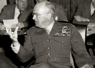 22 April 1947: General A. A. Vandegrift, fighting to save the Marine Corps, told a Senate committed that the proposed unification of the armed services would strip the Corps of “everything but its name.”