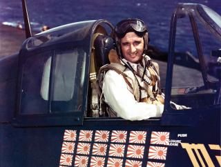 Commanding Air Group 15 on board the USS Essex (CV-9), David McCampbell