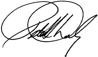 Peter H. Daly Signature