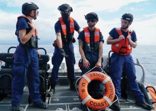 Coast Guard members
