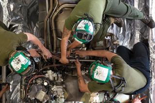 Performing intermediate maintenance on aircraft and other complex systems will not be possible inside the weapons engagement zone. Logistics plans will need to account for maintenance in theater but close enough to impact the fight. 