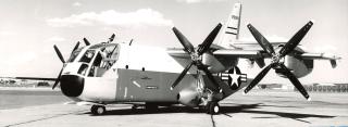 An XC-142A at rest. 