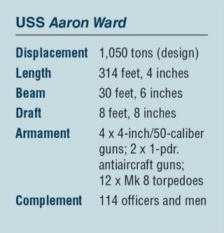 USS Aaron Ward info box