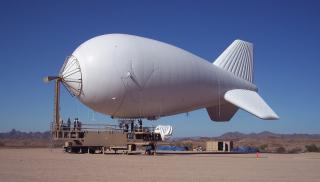 One of the U.S. Army’s 66 Persistent Threat Detection System aerostats