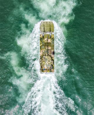 Taiwan’s anticipated strategy to defend itself from the People’s Liberation Army includes destroying many of its own ports to force a beach assault, which would include systems such as this Chinese amphibious armored vehicle.