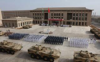 Achieving global naval power requires overseas bases. The PLA’s military base in Djibouti, shown here, is the first Chinese military outpost abroad, but it will not be the last. 