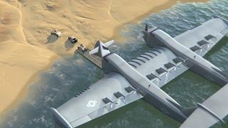 Concept are for one of the designs competing for DARPA’s Liberty Lifter 