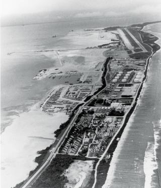 In the 1970s, Seabees built a naval complex on Diego Garcia that included water and electrical distribution systems, a dining hall; laundry, refrigeration, and storage facilities; and a 3,500-foot airstrip. By the early 1980s, ongoing construction efforts had shifted to private contractors.