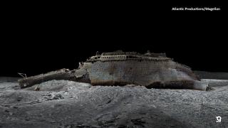 Extensive digital scans and a revolutionary 3D-capture renderings of Titanic 