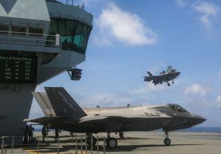 F-35Bs from VMFA-211 on board HMS Queen Elizabeth 