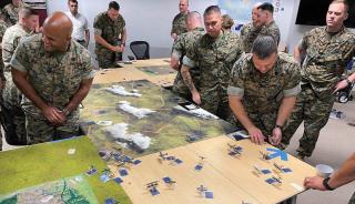Gunnery sergeants play Wings of Glory