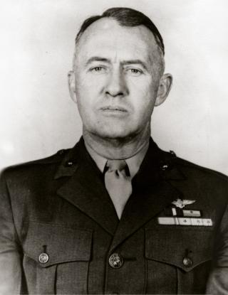 On 17 April, Major (soon to be Lieutenant Colonel) Ira L. Kimes (above) landed at Midway Atoll to replace Lieutenant Colonel William Wallace as MAG-22 commander. Accompanying Kimes were six second lieutenants, green aviators who replaced six captains, seasoned fliers, who left the atoll with Wallace three days later. 