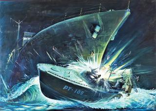 Although the collision of these two vessels in the Blackett Strait resulted in destruction of one, the commanders in later years established a friendship by correspondence.