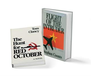 The Naval Institute Press published two highly successful books during Barber’s tenure as publisher and CEO: Tom Clancy’s The Hunt for Red October and Stephen Coonts’s Flight of the Intruder. Both books were eventually turned into movies, further raising the Institute’s profile.