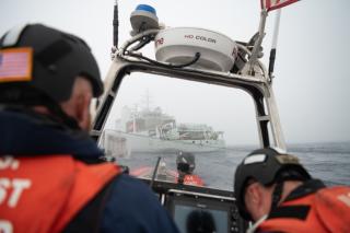 A U.S. Coast Guard Marine Security Response Team 