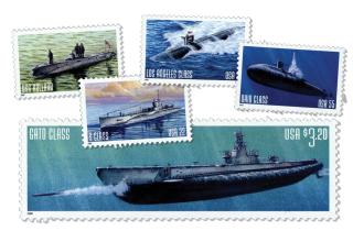 100th anniversary of Navy subs stamp
