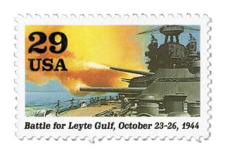 Battle of Leyte Gulf Stamp