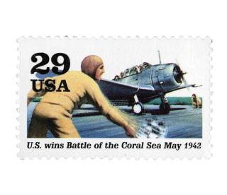 Coral Sea Stamp