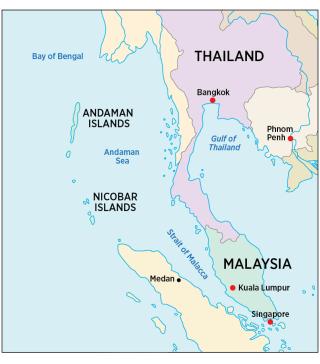 India’s Andaman and Nicobar Islands form a natural barrier for ships entering the Indian Ocean from the South China Sea via the Strait of Malacca. A joint U.S. Navy-Indian Navy underwater acoustic array system spread across the island chain could provide a tripwire to monitor Chinese submarines.