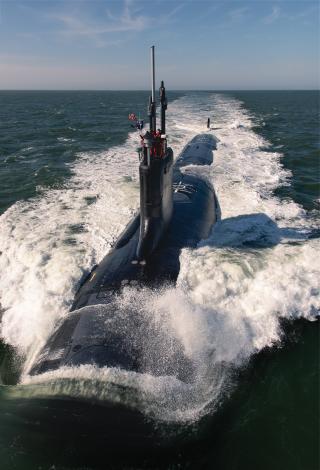 Virginia-class submarines, such as the USS Montana (SSN-794), shown here during sea trials, can carry between 20 and 26 Mk 48 torpedoes. That would be far too few for a war in the western Pacific.