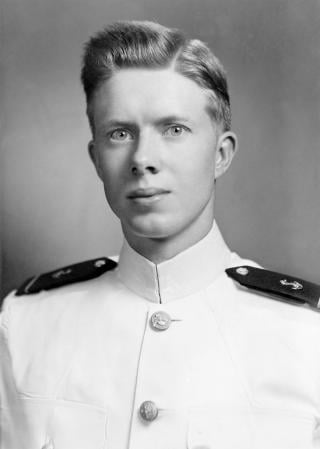  Midshipman James Earl Carter Jr. graduated with distinction from the U.S. Naval Academy in 1946.