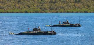 Balikatan 2024 showcased the Marine Corps’ amphibious combat vehicle, but as currently armed, it could not neutralize reinforced bunkers and armored vehicles.