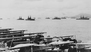 naval aviation photographed from the USS Lexington (CV-2).