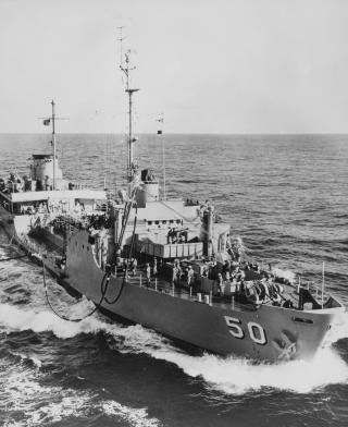 The USS Chewaucan (AOG-50).