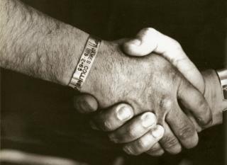 Midshipman Rubel promoted a campaign at the Naval Academy that sold thousands of bracelets provided by the nonprofit organization Voices in Vital America and inscribed with the names of POWs. 