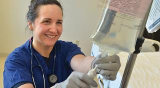A Navy Reserve nurse