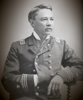 An 1880 photograph of Michael Healy
