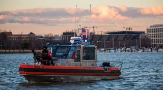 boat crew from Maritime Safety and Security Team 91110 