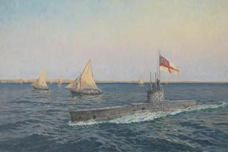 Two days after sinking the Triumph, U-21 scores another devastating hit with the sinking of HMS Majestic. Turkish morale soared while Allied morale plummeted. “Never before, perhaps, had a military operation been so deeply affected by means so small.”