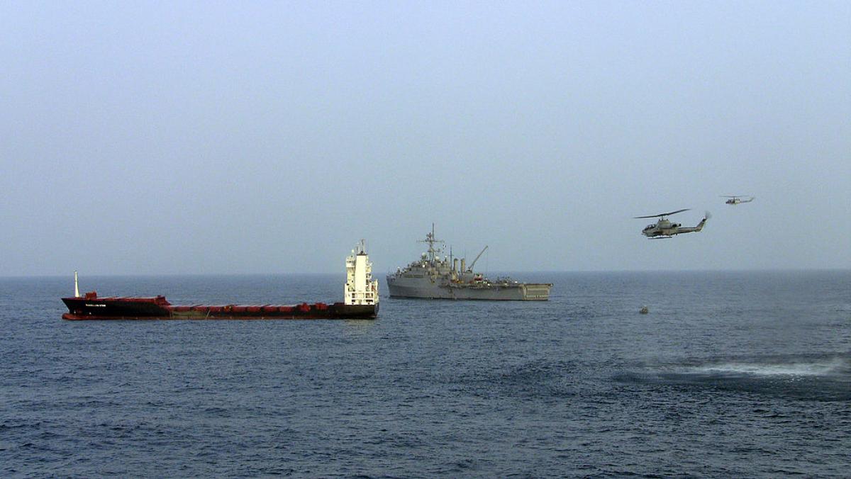 Naval forces seize the M/V Magellan Star from Somali pirates in 2010