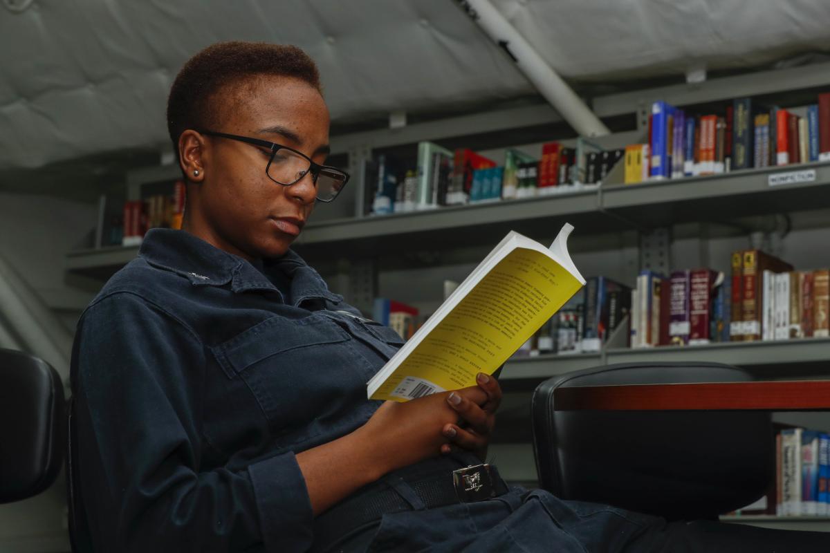 sailor reading