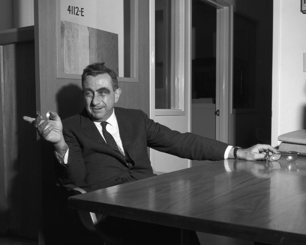 Dr. Edward Teller on the occasion of being presented the Fermi Award in 1962.