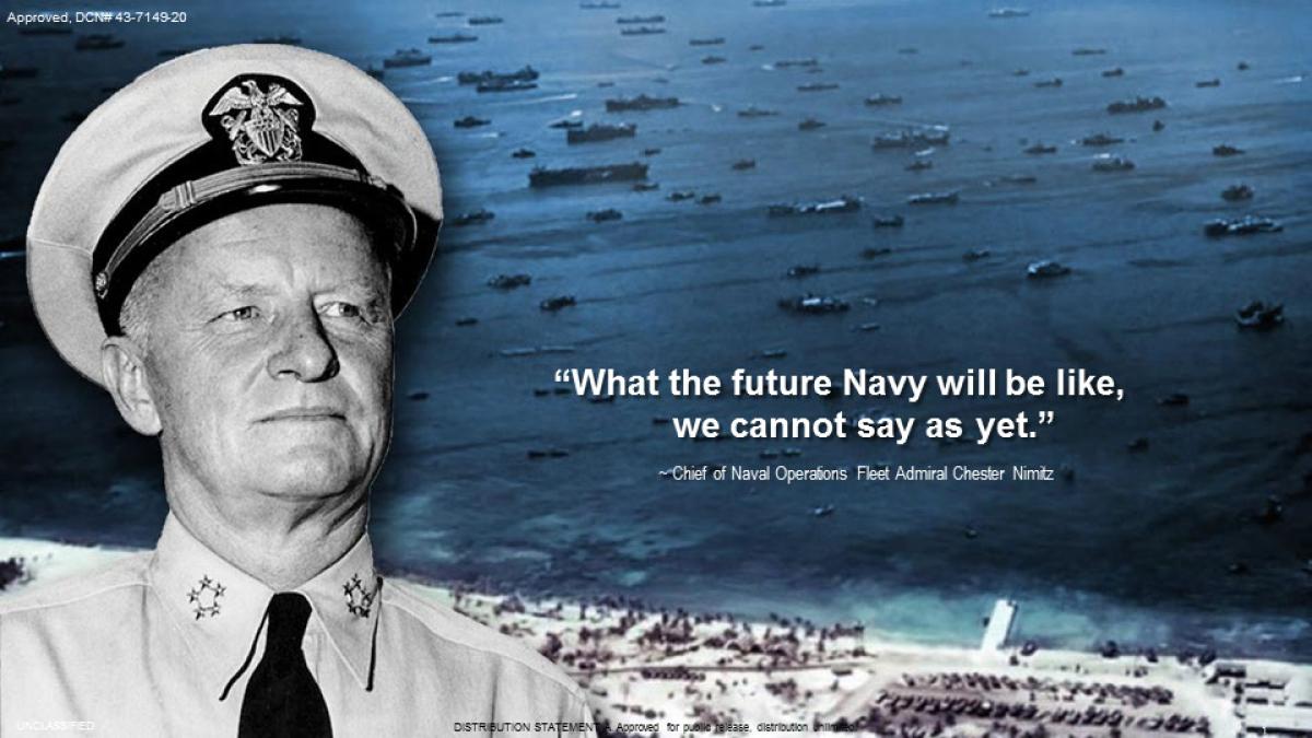 Fleet Admiral Chester Nimitz on the future of the Navy