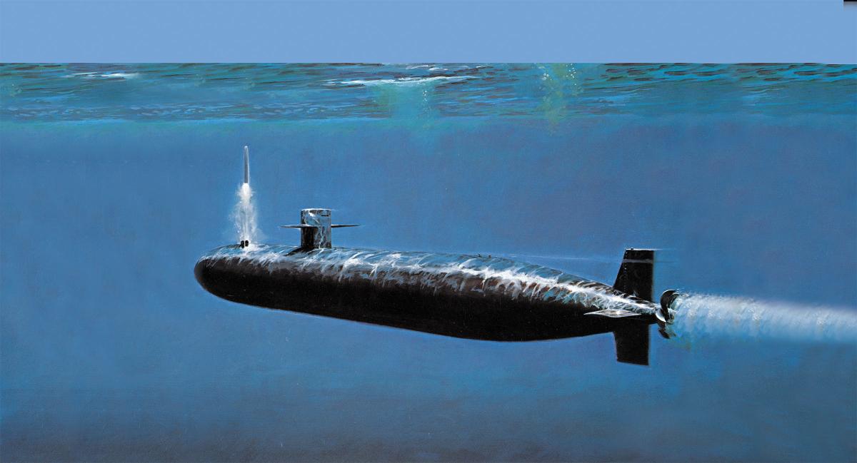 Submarine cruise missile launch