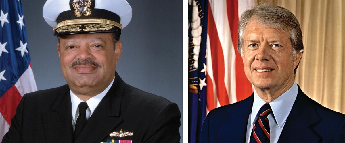 Admiral Reason remembered Jimmy Carter as “probably the most honest man I’ve ever known.”
