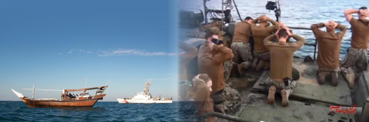 U.S. Coast Guard (Michelle Roberts) Screen shot from an IRGC video released by Iranian state-controlled media