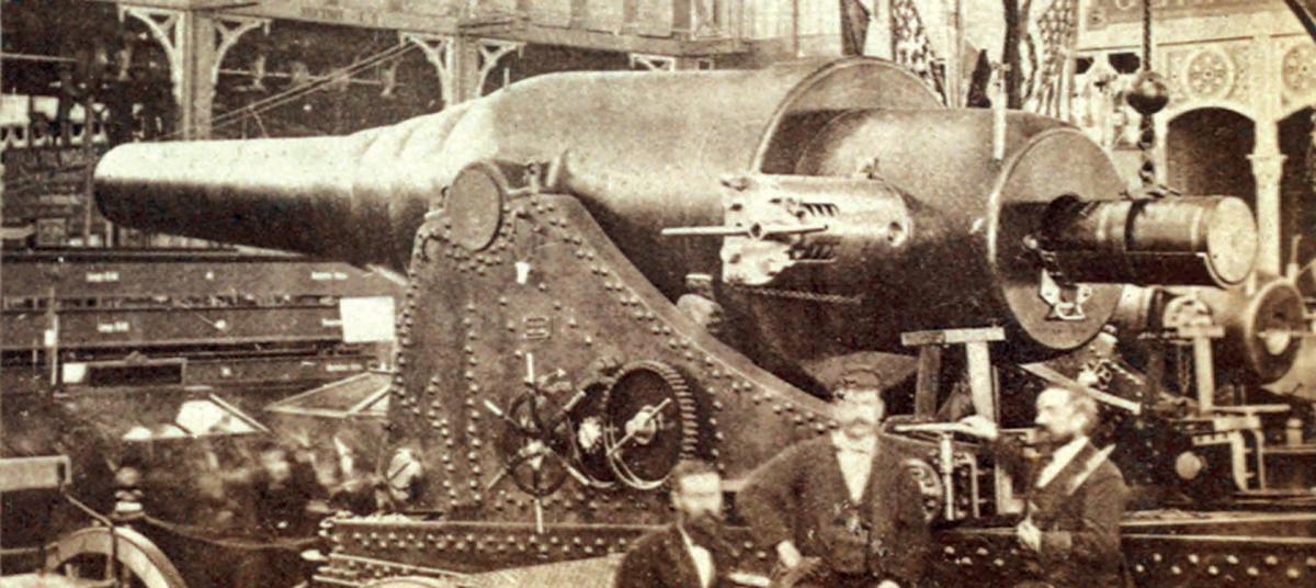Krupp 14-inch coastal artillery gun