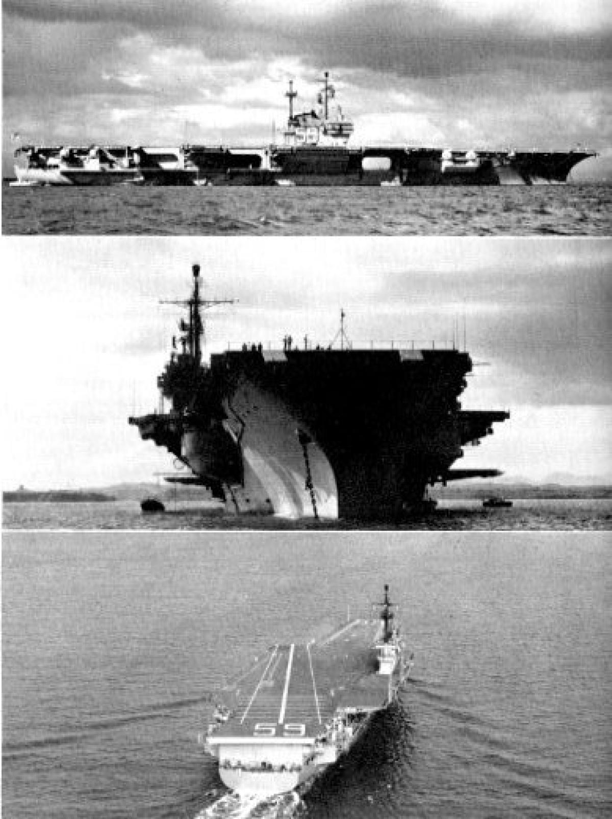The first jet age carrier of the U.S. Navy - USS "Forrestal"